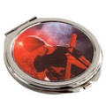 Round Metal Compact Mirror